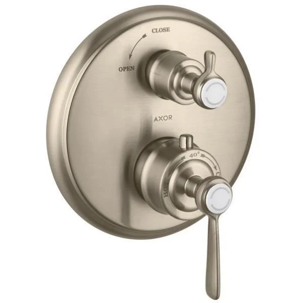 Змішувач-термостат Axor Montreux Ø176 мм, 1 споживач, нікель