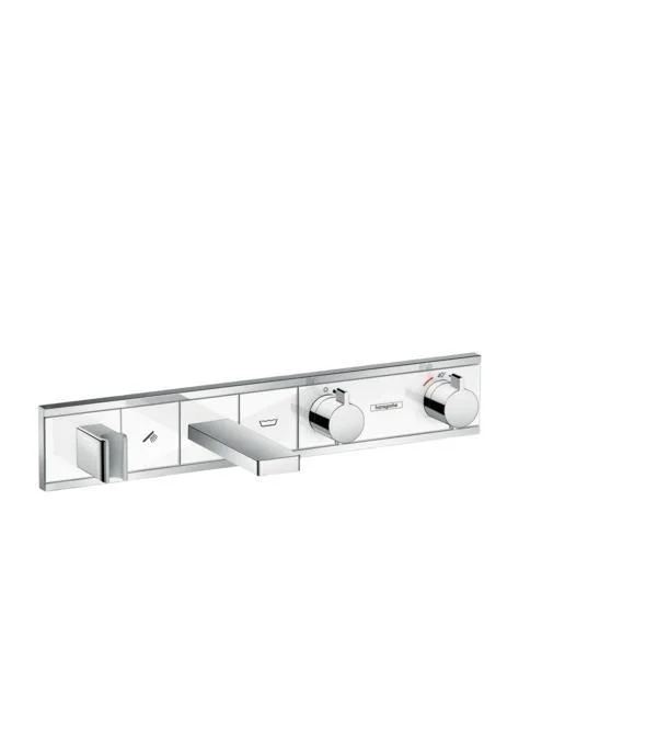 Термостат для ванни Hansgrohe RainSelect на 2 споживача, хром білий