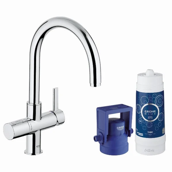 Смеситель для кухни GROHE Blue с системой фильтрации