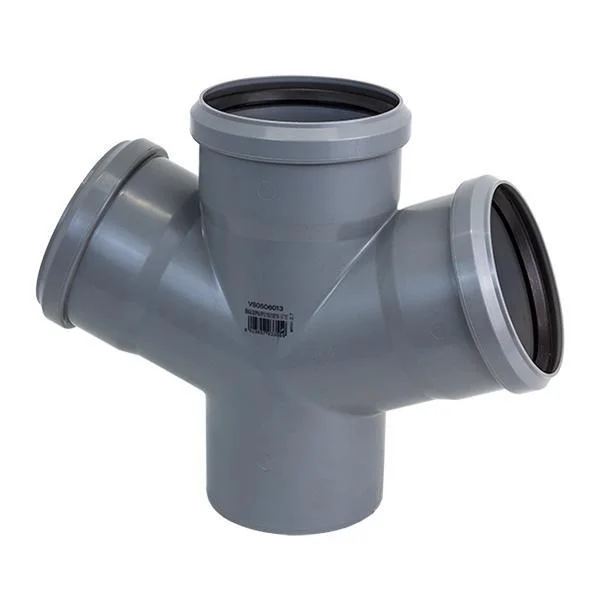 Хрестовина каналізаційна Valrom Easy KIT Ø 110×50×50/87° мм