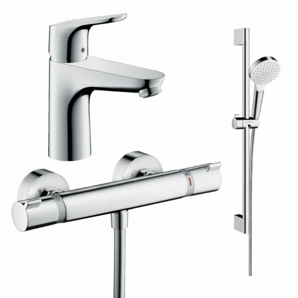 Набір змішувачів для душу Hansgrohe 3 в 1 (13116000, 31607000, 26535400)