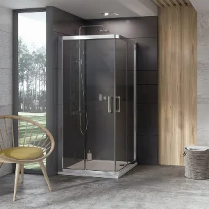 Душевая кабина Ravak 10° 10RV2-90 сатин+Transparent