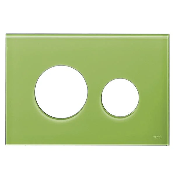 Лицева панель скляна TECE Loop, колір: зелений