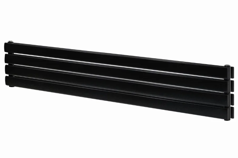 Дизайнерский радиатор горизонтальный Arttidesign Livorno ІІ G 4/272/1400 чёрный матовый