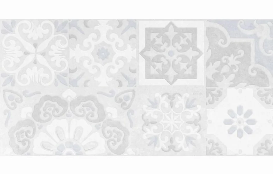 Плитка настінна Doha Сірий печворк №1 300x600x9 Golden Tile