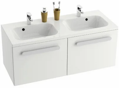 Шафка під умивальник Ravak CHROME SD 1200 1200x490x470 мм, білий/білий