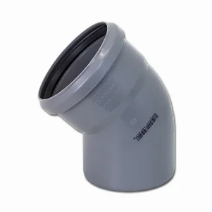 Колено канализационное Valrom Easy KIT Ø 32/87° мм