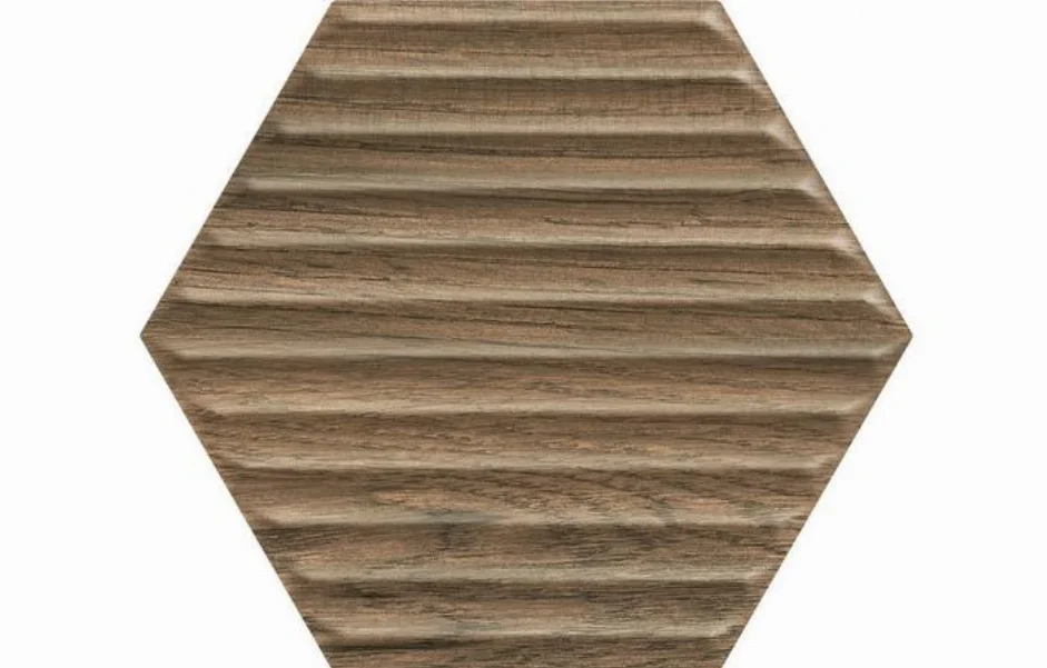 Плитка настенная Serene Brown Heksagon STR 171x198x9 Paradyz