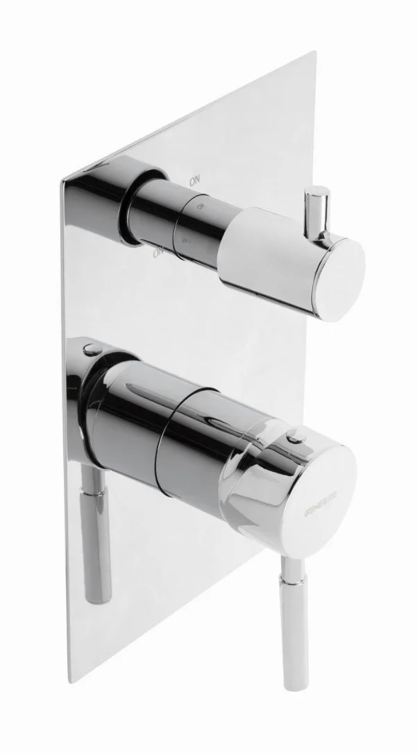 Змішувач для ванни і душа GENEBRE Tau 3way, вбудований, на 3 зони (65118184566)