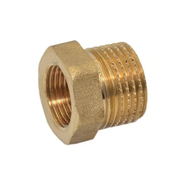 Футорка латунна Pattaroni Ø 1/4"×3/8" внутр.- зовн. різьба