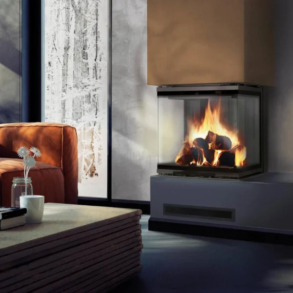 Камінна топка Kratki NBC 8 BS 8,0 кВт, ліва / права - гільйотина