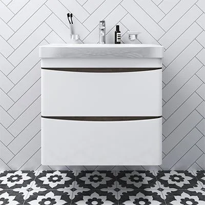 Тумба з раковиною підвісна, 65 см AM.PM M80-FHX0652V-WC0652-38 Like