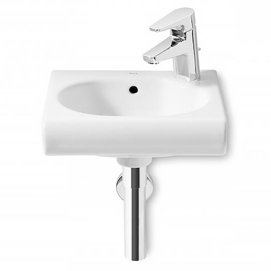 Раковина Roca Meridian Mini 600x320 мм смеситель слева, с комплектом креплений