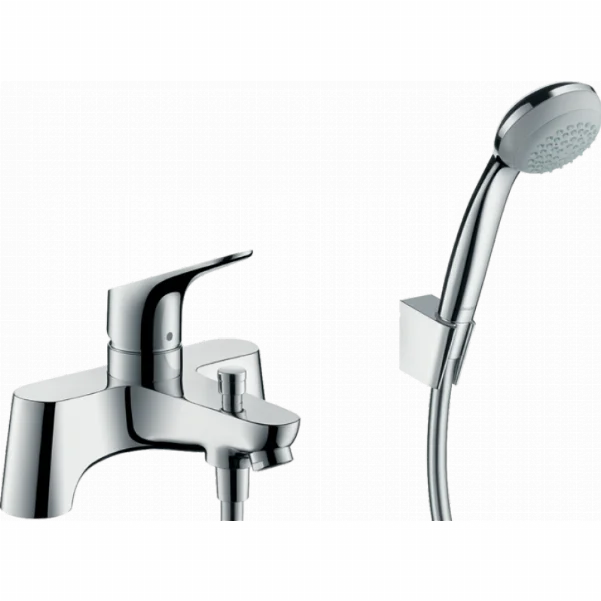 Смеситель Hansgrohe Focus с  2 отверстиями Для ванн, с ручным душем Crometta 85 1jet 31521000
