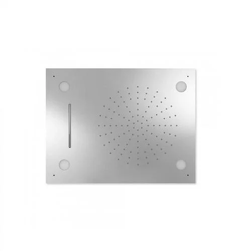 Верхній стельовий душ Tres Inox 650х500 мм, 2jet, хромотерапія