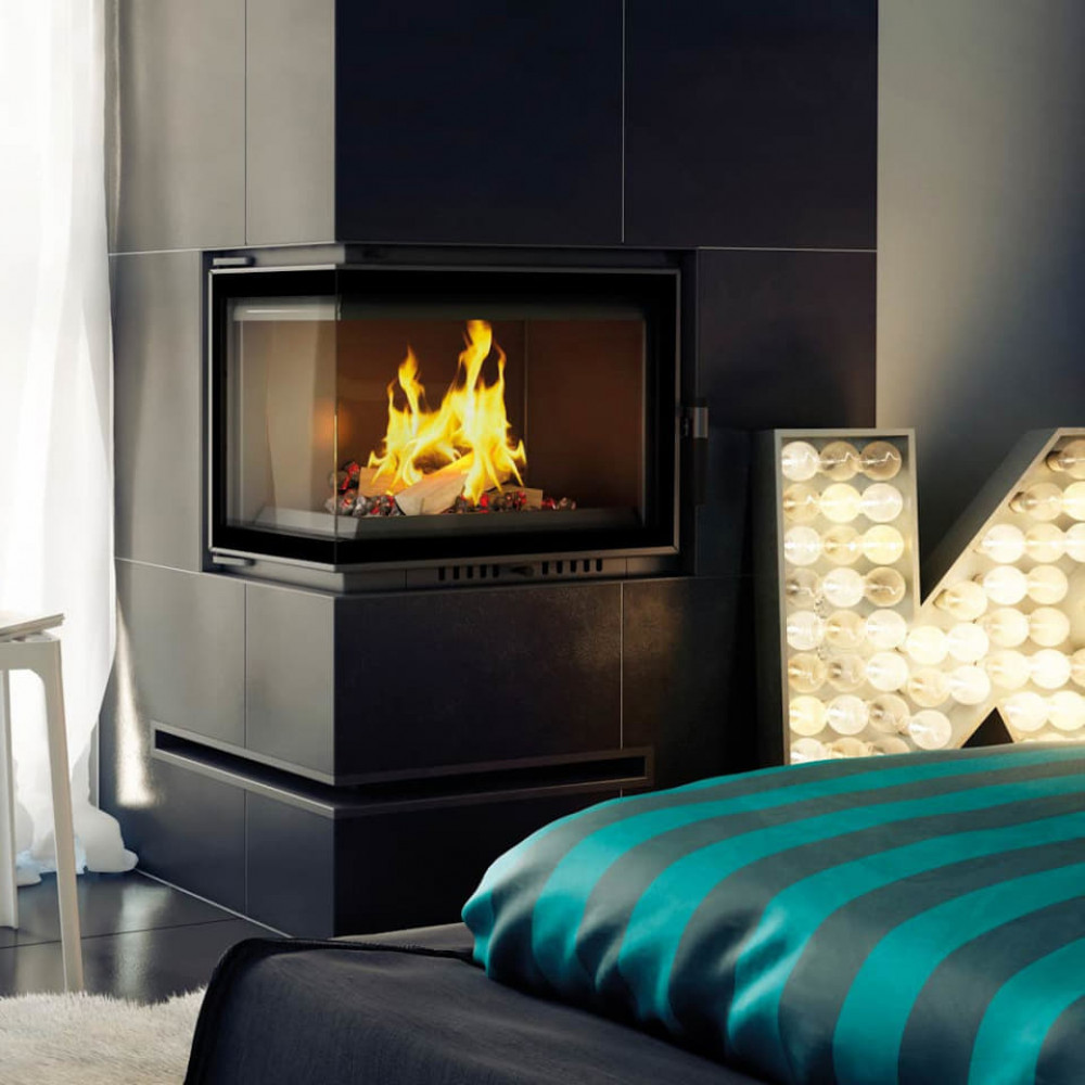 Каминная топка Kratki Maja 12 левая BS Deco12,0 кВт, левая