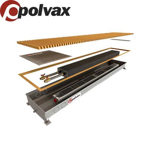 Внутрипольный конвектор Polvax KV.D.300x1250x125 мм