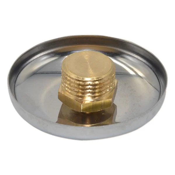 Заглушка с хром накладкой Pattaroni Ø 1/2" наружная резьба Заглушка с хром накладкой Pattaroni Ø 1/2" наружная резьба