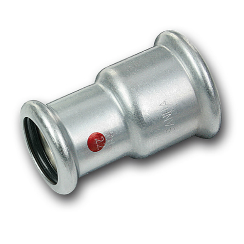 Муфта прес оцинковка SANHA Therm Press Ø 28×22 мм (код. 24240)