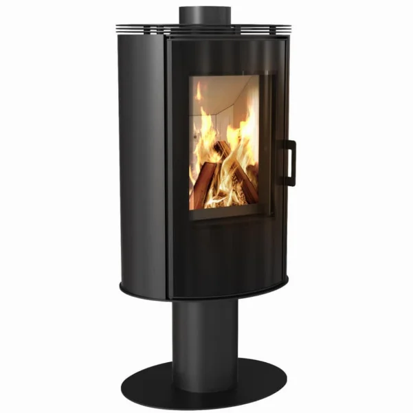 Сталева пічь-камін Kratki Koza AB S/N/DR Glass 8,0 кВт