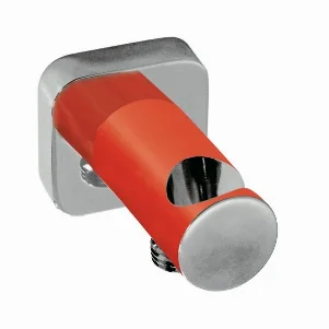 Шланговое подсоединение Tres 48х48 мм красный-хром