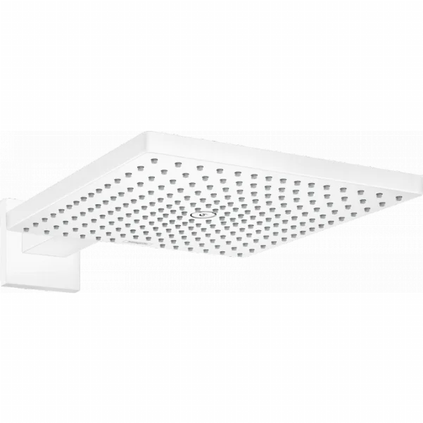 Верхний душ Hansgrohe Raindance E 300 1jet с душевым кронштейном, белый матовый 26238700