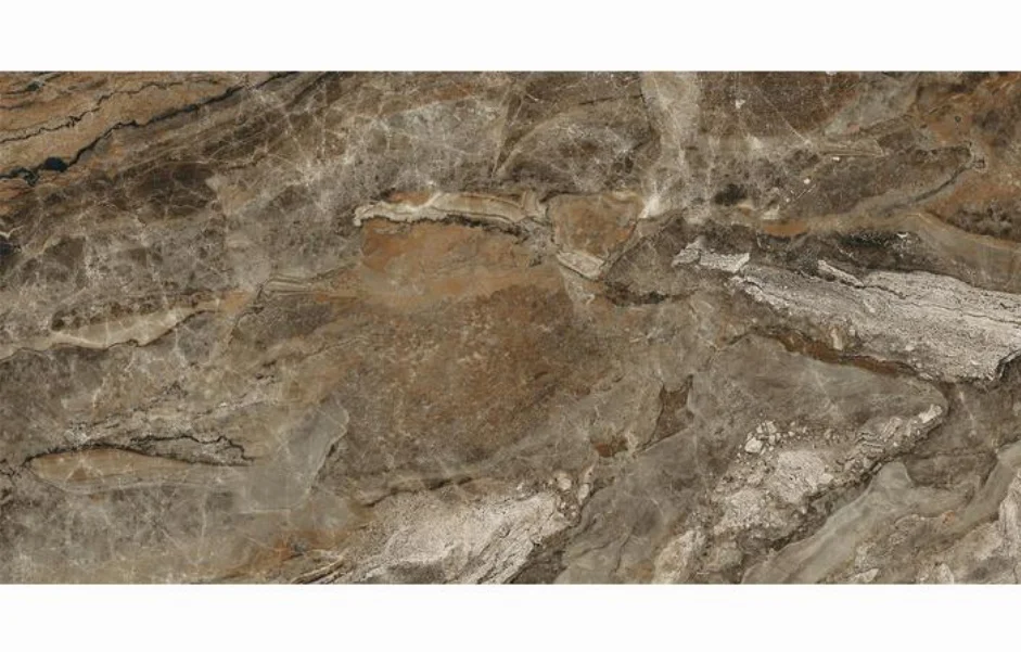 Плитка керамогранитная Vesuvio Коричневый RECT 600x1200x10 Golden Tile