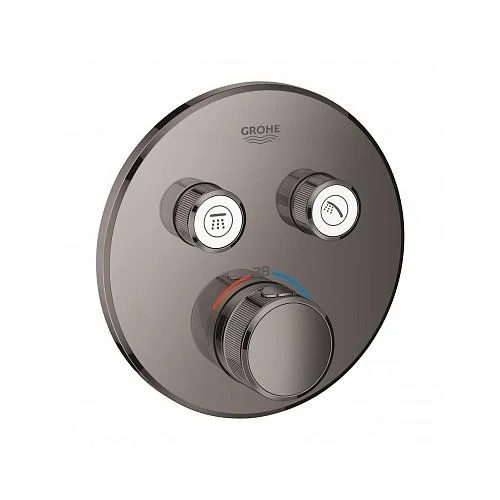 Термостат Grohe Grohtherm SmartControl 29119A00 для ванны с душем тёмный графит глянец