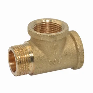 Трійник латунний Pattaroni Ø 1/2" внутр.- внутр.- зовн. різьба