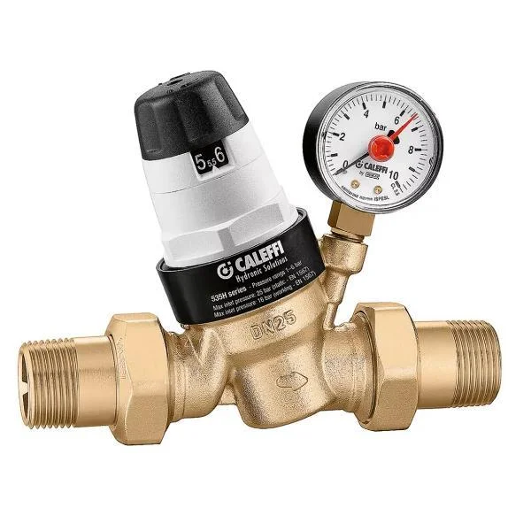 Редуктор давления Caleffi Ø 1-1/4" со шкалой, max.t=80 °C