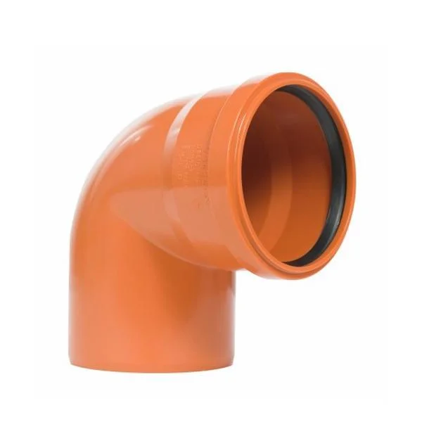 Коліно каналізаційне ПВХ Valplast Ø 630/87° мм