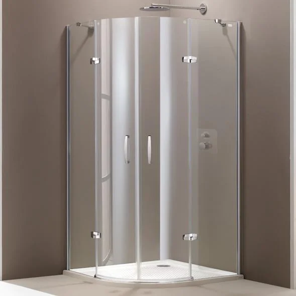 Кабина HUPPE AURA 90x90 см (профиль глянц хром, стекло прозр)