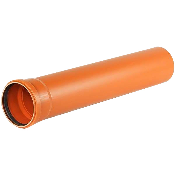 Труба для наружной канализации Valrom ПВХ SN8 Ø 160×1000/4,9 мм