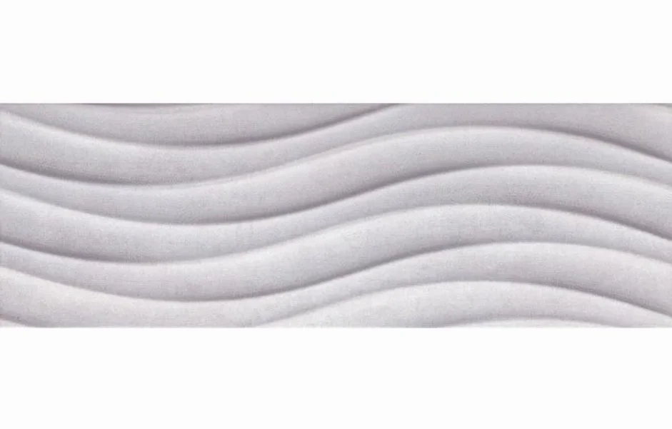 Плитка настенная Milano Soft Grey Wave 250x750x9 Konskie