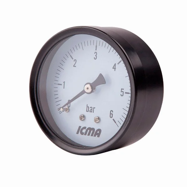 Манометр фронтальний Icma Ø 63 - G1/4", 0...6 бар