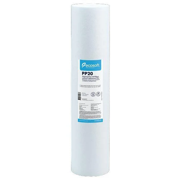 Картридж поліпропіленовий Ecosoft Big Blue 20"×4,5" - 20 мкм