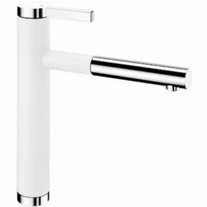 Смеситель для кухни Blanco Linee-S хром/белый