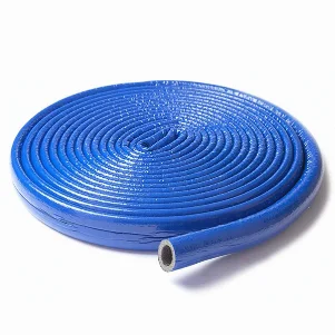 Теплоизоляция для труб полиэтиленовая NMC Sanflex Stabil Ø 18×6 мм (синяя ламинация, бухта 10 м)