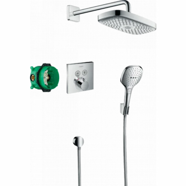 Душова система прихованого монтажу Hansgrohe Raindance Select E з термостатом ShowerSelect 27296000