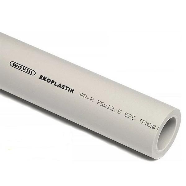 Труба Ekoplastik PP-R S2,5 / SDR6 / PN 20 Ø 63×10,5 мм (12 м в упаковці)