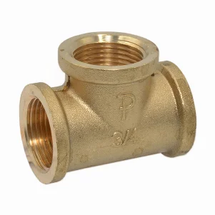 Трійник латунний Pattaroni Ø 1-1/2" внутрішня різьба