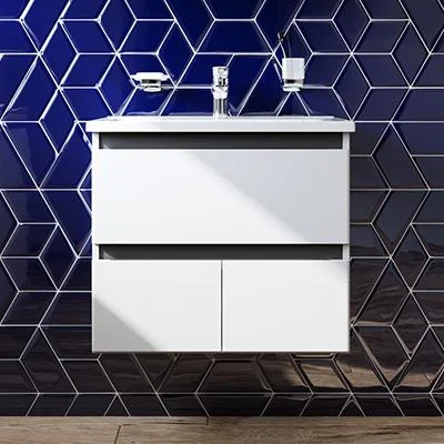 Тумба з раковиною підвісна Am.Pm X-Joy 65 см, 1 ящик, 2 дверки