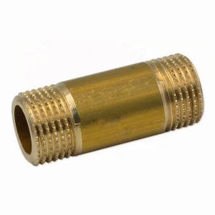 Ніпель латунний довгий Ø 3/4"×100 мм