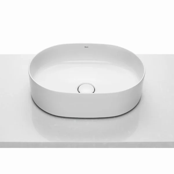 Умивальник накладний круглий Roca Inspiria Round 500×370×140 мм