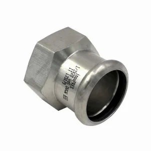 Муфта пресс нержавейка RM Inox PRES Ø 22×1" внутренняя резьба