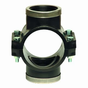 Хомут для врезки Unidelta 1019 PN10 PP-B Ø 90×1" мм