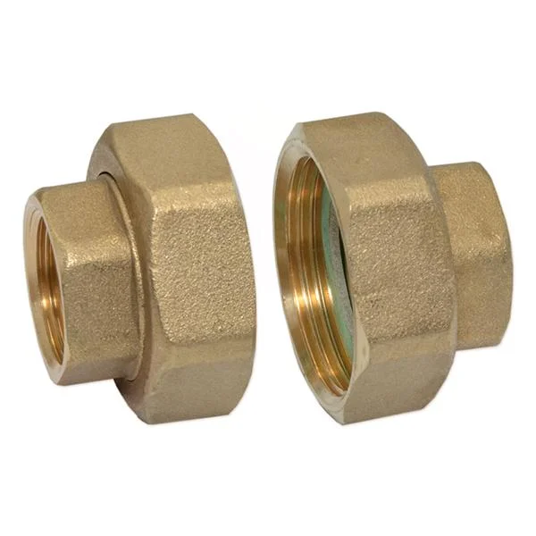 Гайки для насоса латунные Pattaroni Ø 1-1/4"×2" (пара)