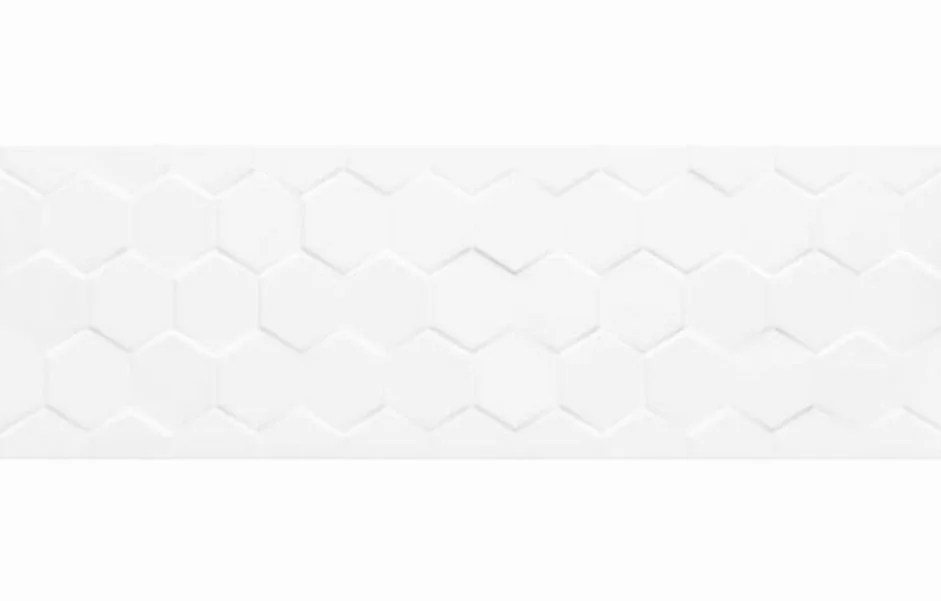 Плитка настенная CCR12-1 Hexagon White RECT 250x750x9 Ceramika Color