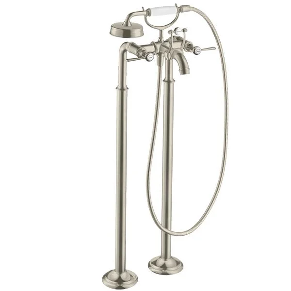 Змішувач настінний для ванни Axor Montreux, 2-х важільний, нікель