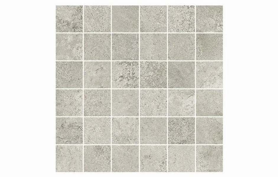 Мозаїка Quenos Light Grey Mosaic Mat 298x298x8 Opoczno